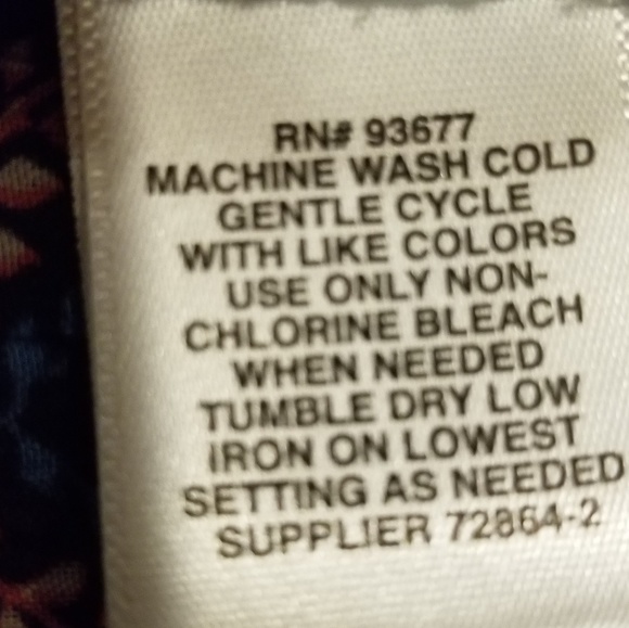 Liz Claiborne semi sheer boho top. Size Large - Picture 4 of 7